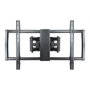 TooQ LP75100TN-B Soporte de Pared TV Giratorio e Inclinable para Pantallas de 60 a 100 Pulgadas y hasta 80 kg de Peso, Color Negro